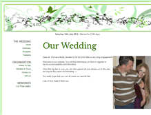 Tablet Screenshot of kate-and-mark.gettingmarried.co.uk