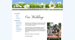 Desktop Screenshot of mike-and-katie.gettingmarried.co.uk