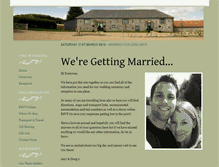 Tablet Screenshot of dougandamy.gettingmarried.co.uk