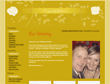 Tablet Screenshot of darrenandnicola.gettingmarried.co.uk