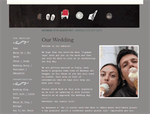 Tablet Screenshot of christinanmirko.gettingmarried.co.uk