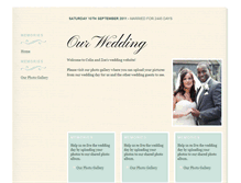 Tablet Screenshot of colin-and-zoe.gettingmarried.co.uk