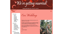 Desktop Screenshot of danielleandstephen.gettingmarried.co.uk