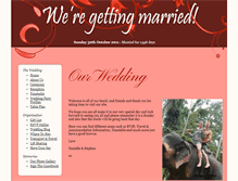 Tablet Screenshot of danielleandstephen.gettingmarried.co.uk