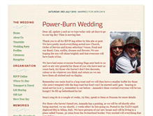 Tablet Screenshot of power-burn.gettingmarried.co.uk