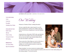 Tablet Screenshot of charleneandpeter.gettingmarried.co.uk