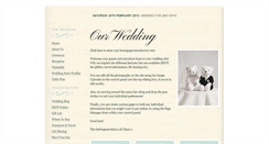 Desktop Screenshot of annieandluke.gettingmarried.co.uk