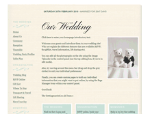 Tablet Screenshot of annieandluke.gettingmarried.co.uk